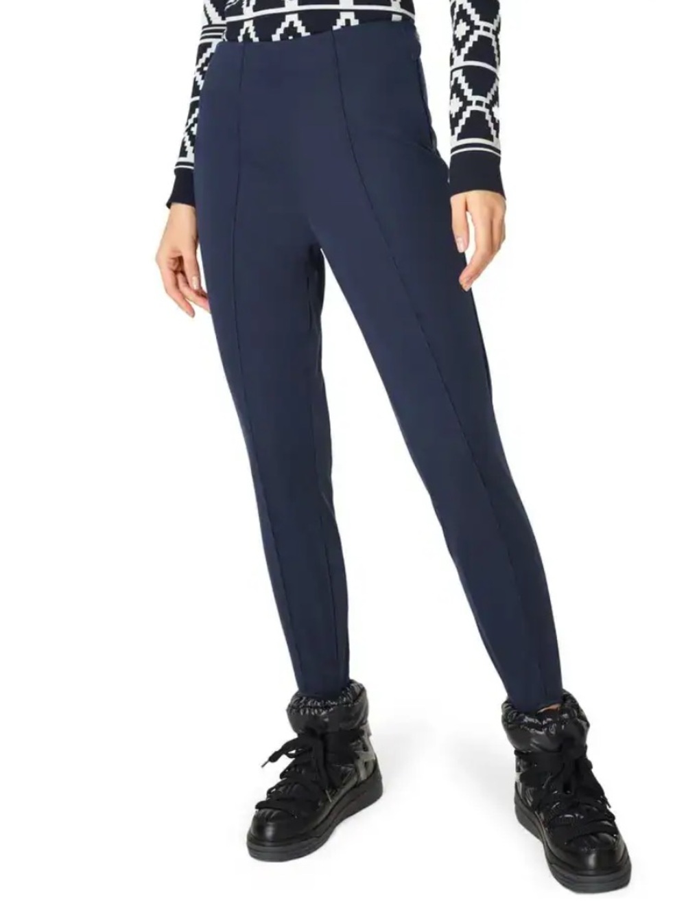 NWT Sweaty Betty Off Piste Stirrup Ski Pants Size S In Black
